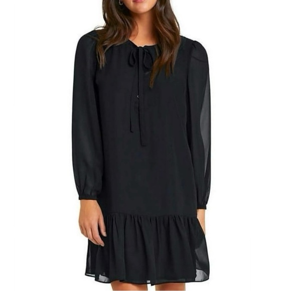 Draper James Women's Shift Dress in Black Size Large - Picture 1 of 10